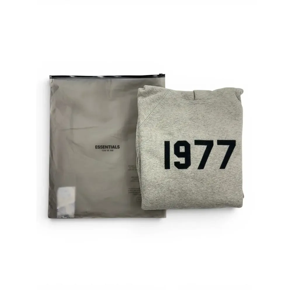 NEW Fear of God Essentials Hoodie 1977 Dark Oatmeal